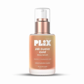 CAIRA 24k Guava Gold Lightweight Serum With Vitamin C & Hyaluronic Acid | Face Serum & Primer For Glowing Skin