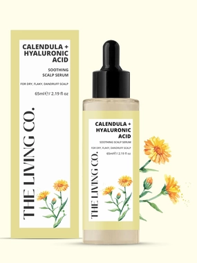 Calendula   Hyaluronic Acid Soothing Scalp Serum 65ml For Dandruff, Flaky & Dehydrated Scalp.