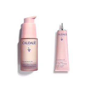 Caudalie Resveratrol-Lift Instant Firming Retinol Alternative Serum and Refill - 30 mL Serum & 30 mL Refill