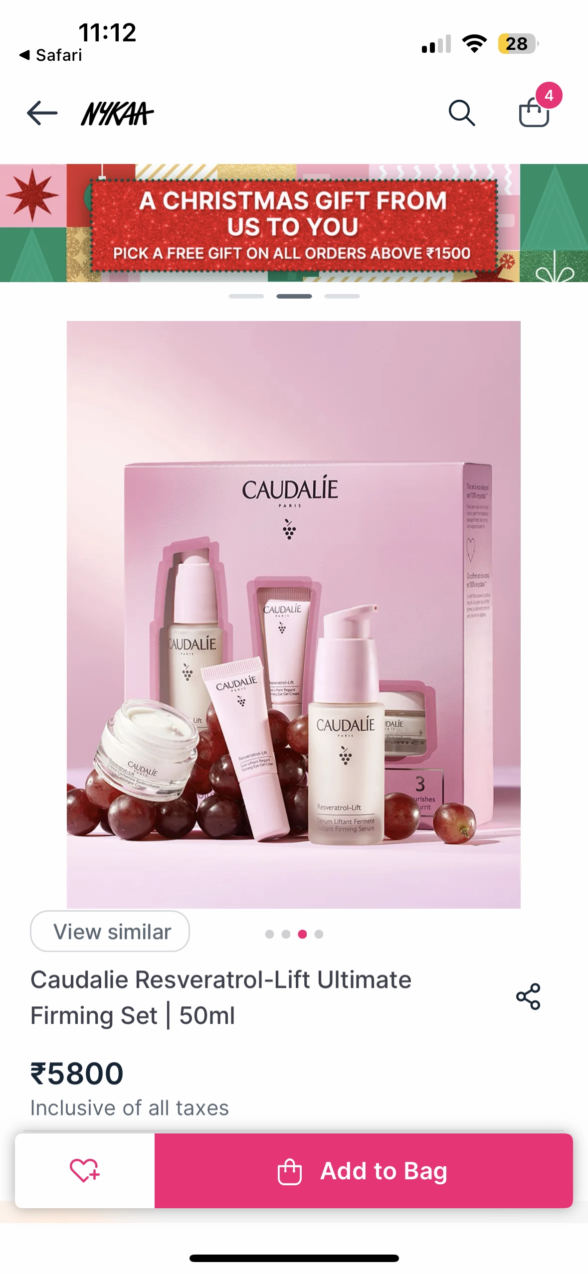 CAUDALIE Resveratrol-Lift Ultimate Firming Set