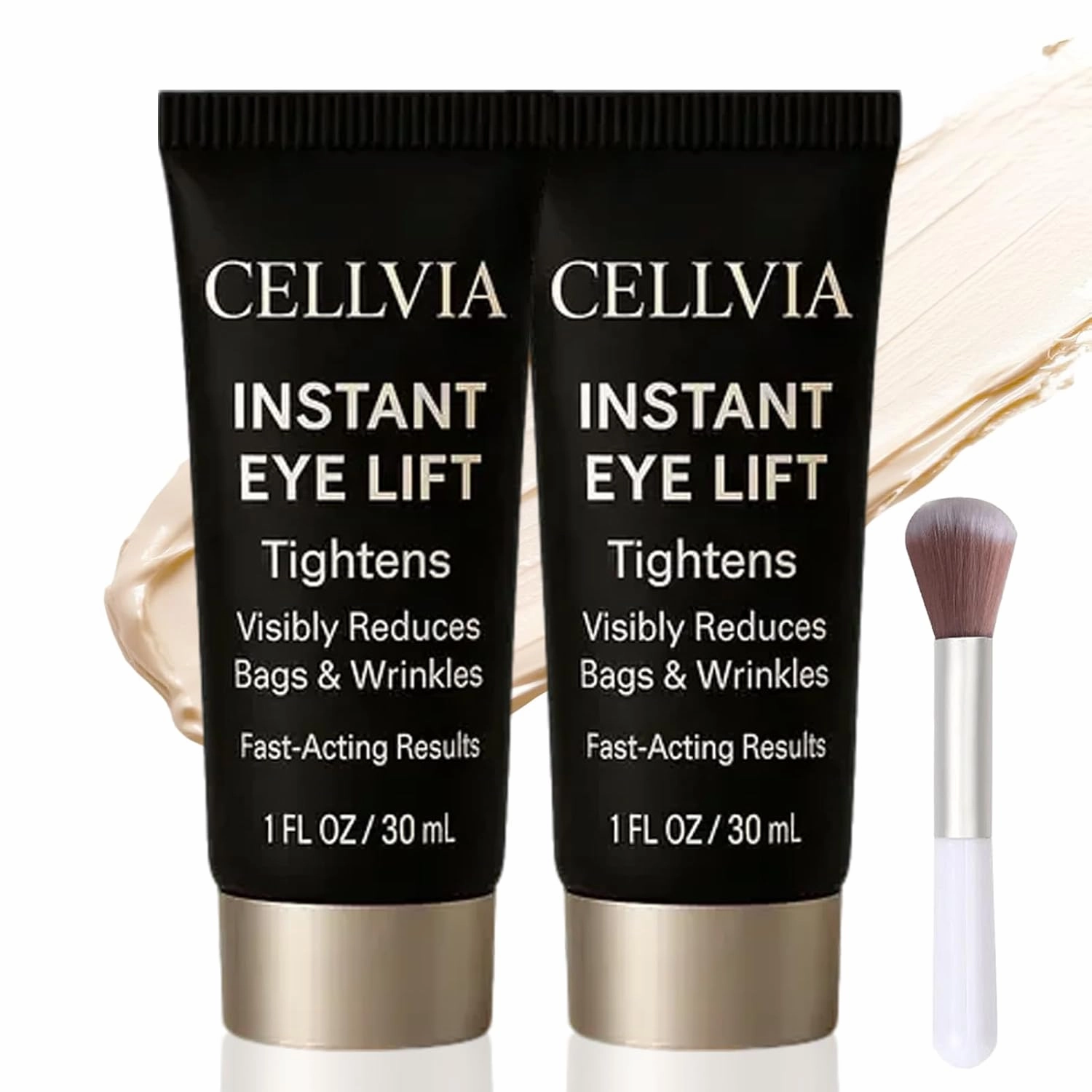 Cellvia Ultra-Tight Skin Cream, Cellvia Instant Eye Lift Serum, Reduces Fine Lines and Eye Bags, Hydrates and Moisturizes the Skin Around the Eyes (2PCS)