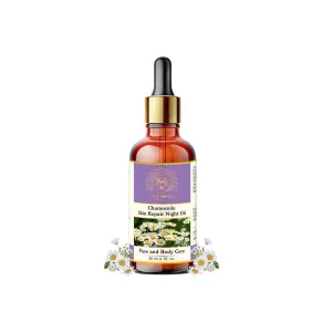 Chamomile Skin Repair Night Oi.l, Dark Spot Corrector Fac.e Serum, Face Oi.l for Glowing Skin, Natural & Organic Fac.e Massage Oi.l, Fac.e Serum for Skin Brightening, Reduce Wrinkles, Acne