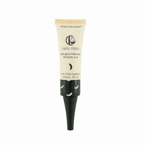 Chemist Confessions AHA/PHA Baby Steps Exfoliation Treatment Face Peel Mask & Booster, Gluconolactone & Lactic acid Formula for Smoother, Brighter complexion, Ideal for Dry and Sensitive Skin,1 Fl oz