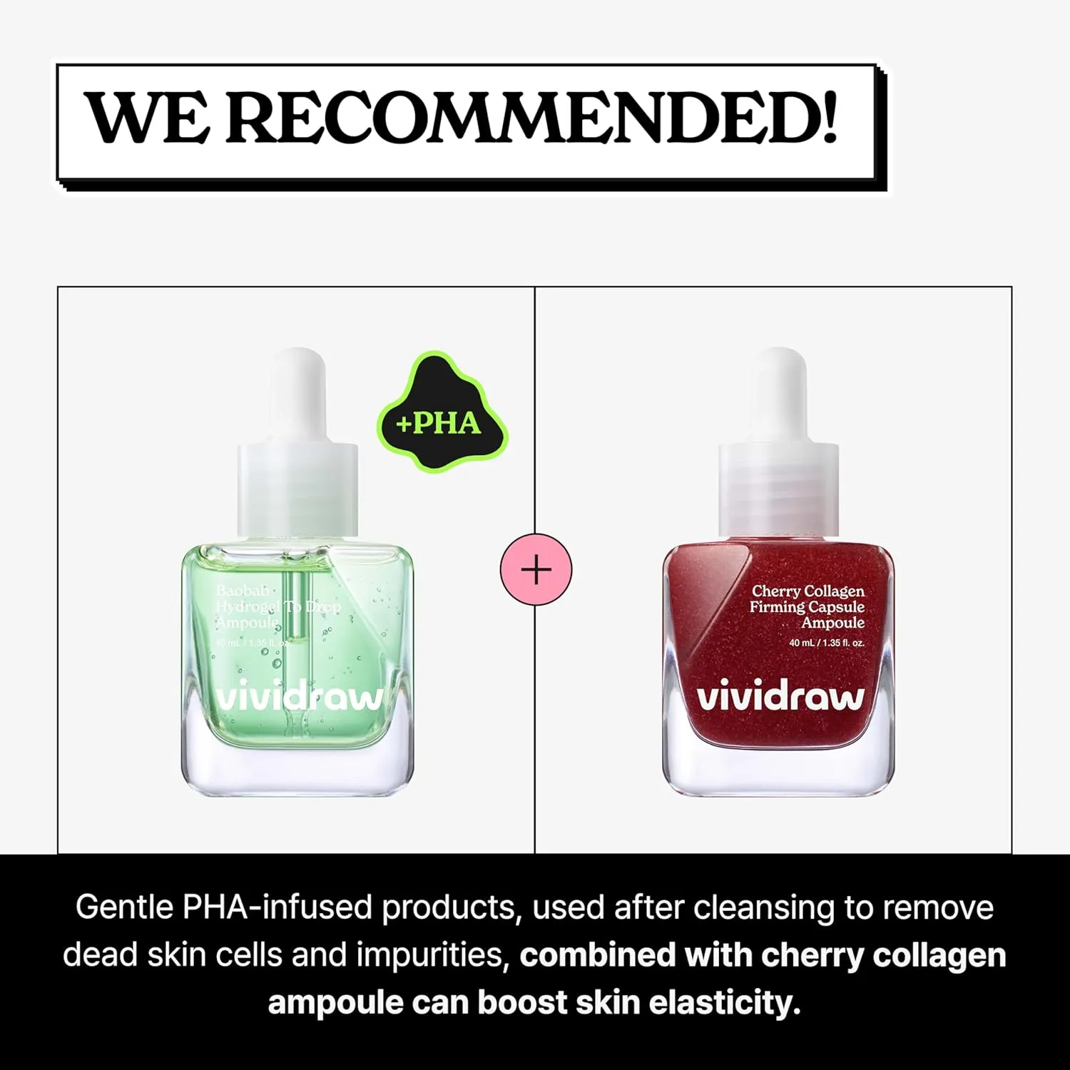 Cherry Collagen Firming Capsule Serum | Korean Anti-Aging Serum for Face with Collagen & Bakuchiol | Glow Skin | Enhances Radiance | Minimizes Fine Lines | Cruelty-Free (40ml, 1.35 fl. oz.)