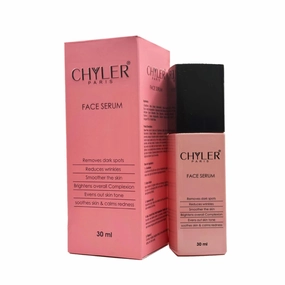 CHYLER PARIS Vitamin C Face Serum for Removes Dark Spots Glowing Skin Acne Marks Hydrating Brightens Reduces wrinkles Brightnes Complexion Calms Redness All Skin Type