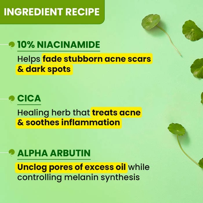 Cica   10% Niacinamide Face Serum for Oily Skin