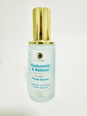 ClearVisage Hyaluronic&Retinol Face Serum, No Box