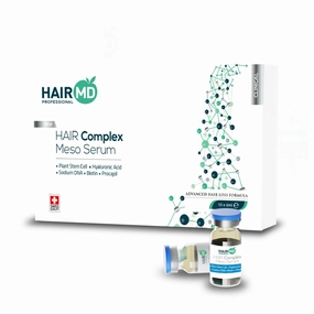 Clinical Hair Complex Meso Serum Hair Growth Serum – 10Pcs 6ml Vials Scalp Treatment Ideal for Hair Transplant, Home Application – Activates Hair Follicles – Promotes New Hair Growth