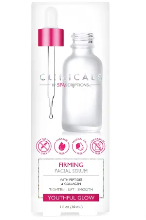Clinicals Firming Facial Serum with Peptides and Collagen to Tighten, Lift, and Smooth your Skin to a Youthful Glow