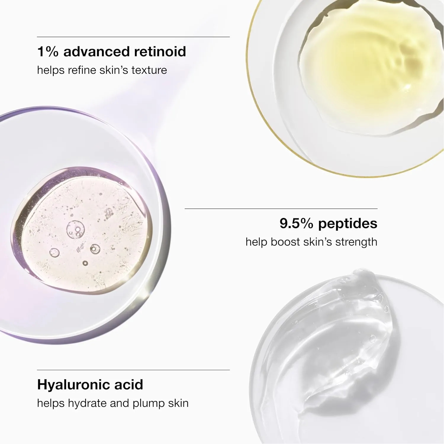 Clinique Smart Clinical Repair Wrinkle Correcting Face Serum With Hyaluronic Acid, Peptides   Advanced Retinoid Serum | Anti-Aging   Hydrating