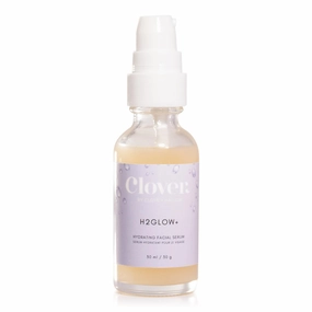 Clover H2Glow  Hydrating Antioxidant Serum | Deep Moisturizing Anti-Aging Facial Serum | Hydrate Layers of Dry Skin, Plump, and Smooth Fine Lines | Cruelty-Free & Vegan - 30ml