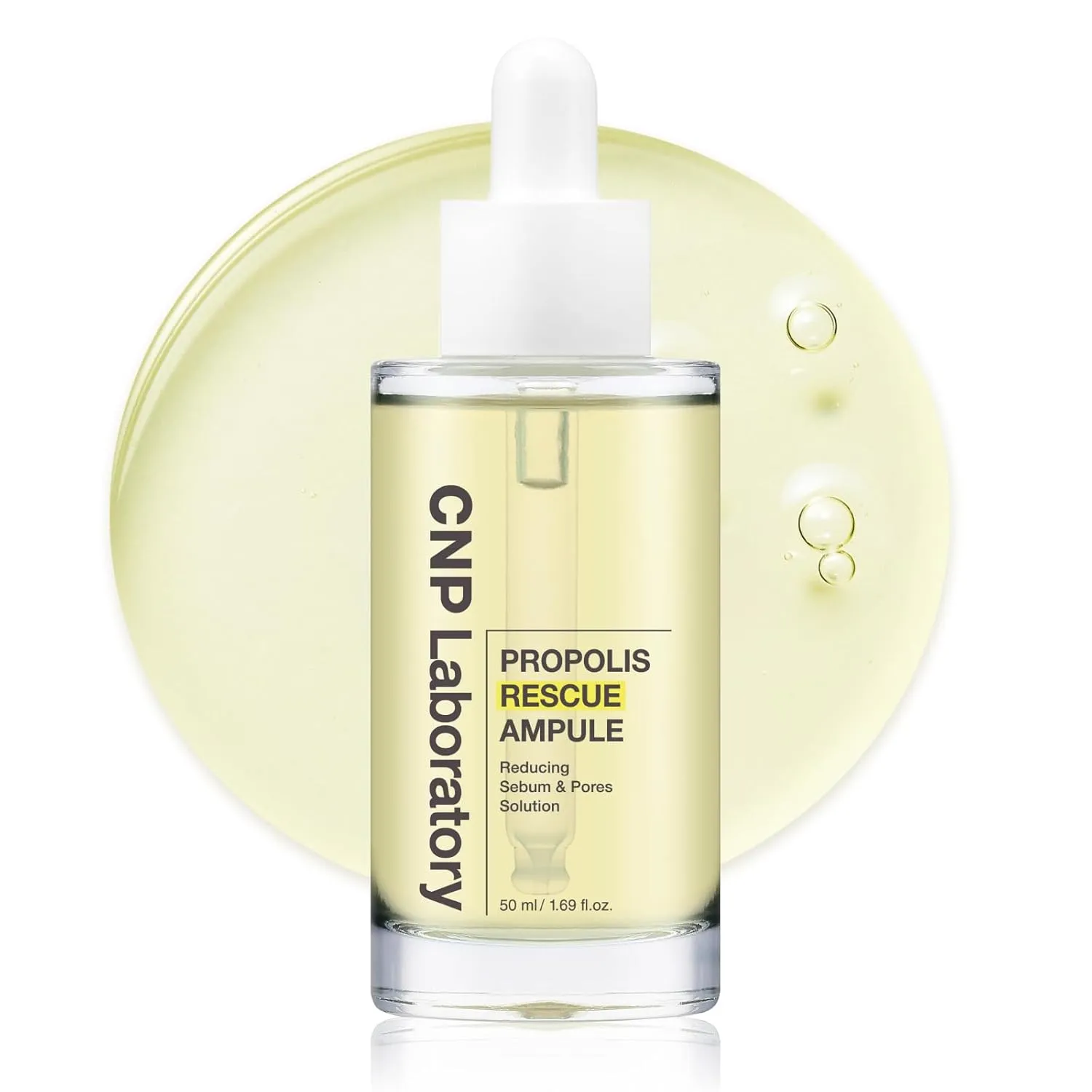 CNP Rescue Propolis Serum - Redness Relief Serum with Niacinamide & IP-BHA, Soothing, Hydrating, Minimizing Pores, for Oily & Sensitive Skin, Lightweight Essence for Glass Skin, Korean Skin Care