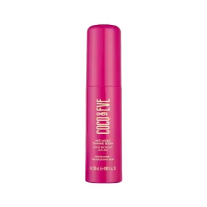 Coco & Eve Anti-Aging Tanning Serum - Face tanner with Skincare Actives for Gradual, Hydrating Glow. Natural Self Tanning Bronzer, with Niacinamide & Antioxidants for Healthy Glowing Skin (1.01 Fl Oz)