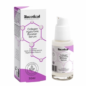 Collagen & Hyaluronic Acid Booster Serum: Quick-Absorbing, Deep Hydration, Anti-Aging Skincare for Smooth, Plump, Youthful Skin - Natural Ingredients, Anti-Wrinkle, Non-sticky, 30ml