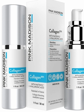 COLLAGEN Serum for Face - Matrixyl and Hyaluronic Acid - Luxury Anti Aging Face Serum Treatment Formula for Men and Women. Effective for Fine Lines and Under Eye Wrinkles.