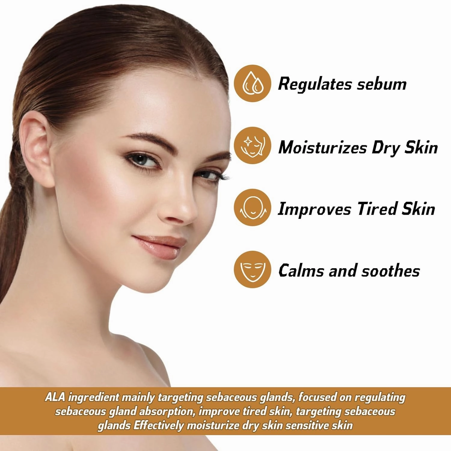 Collagen Serum,propolis,ALA Concentrate ampoules For Anti-Aging, Microneedling, Skin-Firming Focused management of sebaceous absorption,Instant Face and Eye Lift