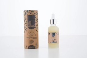 Collagen Serum with Peptides, Vitamin B5, and Biotin for Hair & Face 100% Natural and Organic