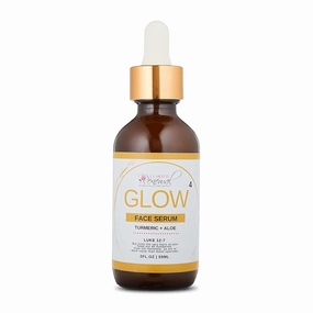 Complete Renewal - GLOW Face Serum, Vitamin C Serum for Face, Hydrating & Brightening Serum for Face, Turmeric Serum for Dark Spots, Fine Lines, & Wrinkles, 2 fl oz