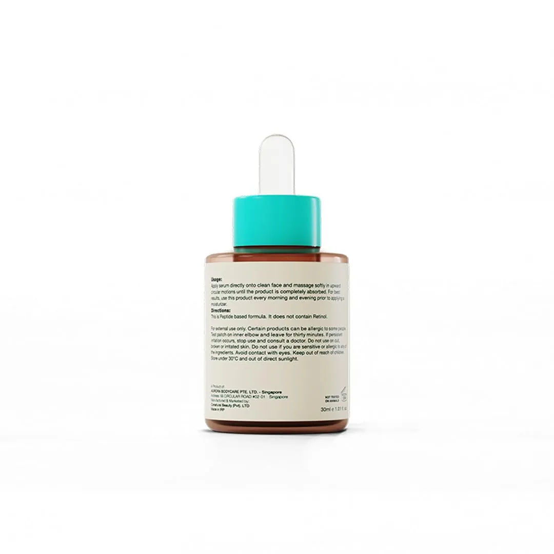 Conatural Anti-Aging Serum 30ml - Face Serum for Wrinkles & Fine Lines, Peptide, Tightening Serum for Deep Wrinkles, Anti-Aging Treatment, Fine Lines Remover for Youthful Skin