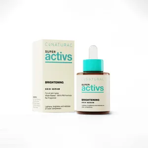 Conatural Brightening Serum 30ml - Radiant Face Serum, Daily Hydration, Antioxidant-Infused for Luminous Complexion, Water-Based Facial Serum for Radiance