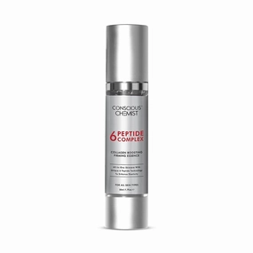 Conscious Chemist 6 Peptide Serum for Face | 50ml | Complex Collagen Boosting Firming Essence for Face, Niacinamide & Hyaluronic Serum, Reduce Fine Lines, Wrinkles, for Men & Women