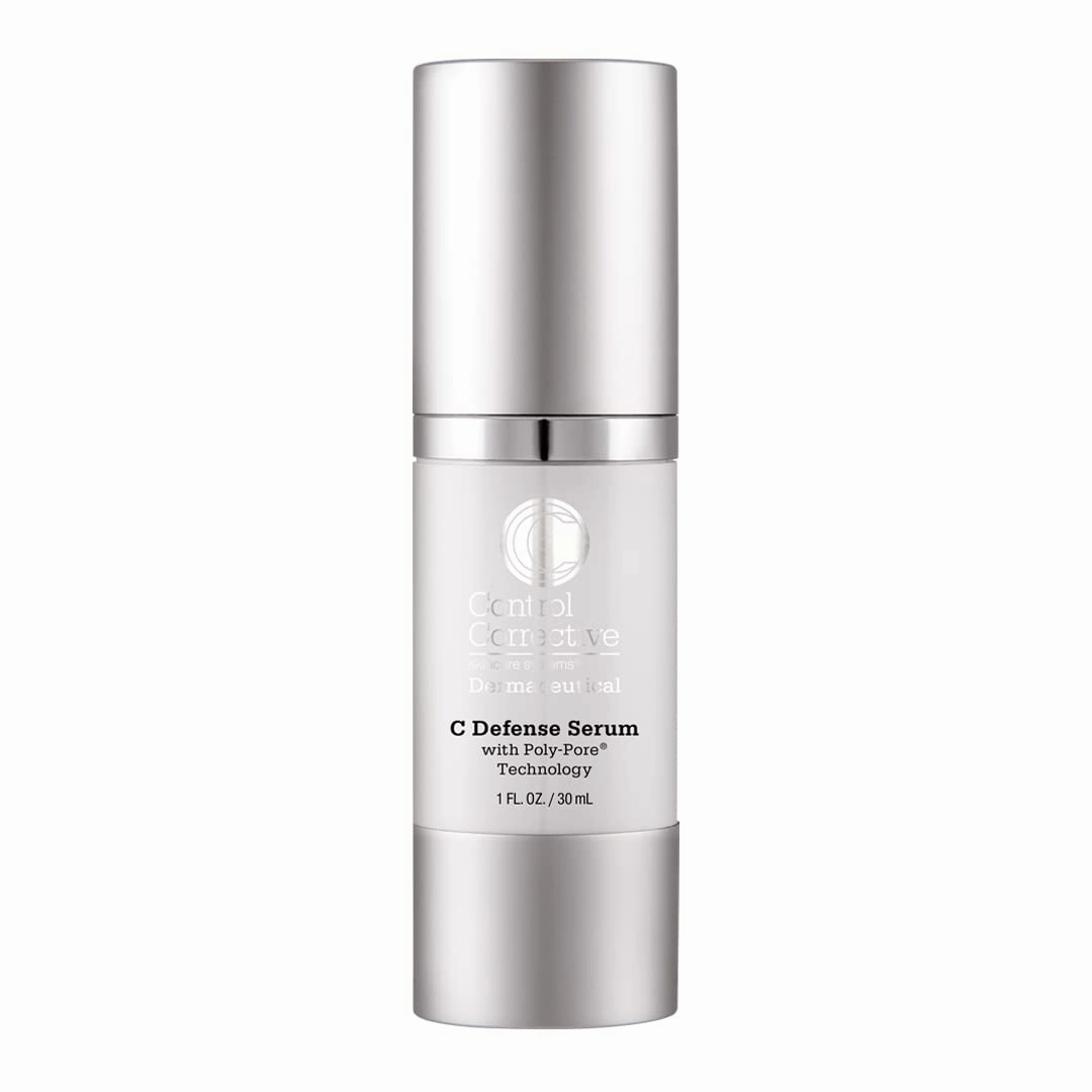 CONTROL CORRECTIVE C Defense Serum With Poly-Pore Technology - Advanced Vitamin C Serum Plus Hyaluronic Acid, Poly Pore Delivery System, Time Releases Actives, Sustains Hydration Throughout The Day