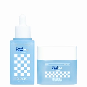 Cooling Calming i.n.g Serum & Cream Duo｜Deep Hydration & Soothing Moisturizer with CICA, Hyaluronic Acid, Trouble Care, Silky Texture, Clean Beauty