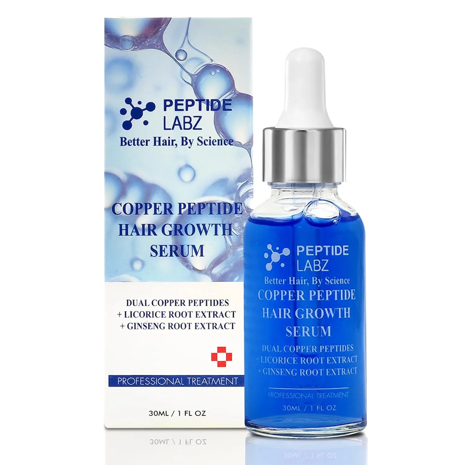 Copper Peptide 10% GHK-CU, 5% AHK-CU peptides Hair Growth Treatment Serum