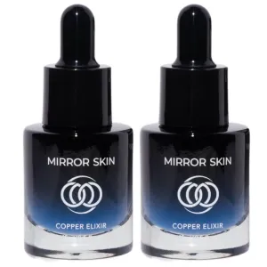 Copper Peptides Face Serum - Boost Collagen & Cell Renewal - Firm, Tone & Glow - Shea Butter, Witch Hazel & Apple Stem Cells - Facial Skin Care Products, Beauty & Self Care - (2 Pack)