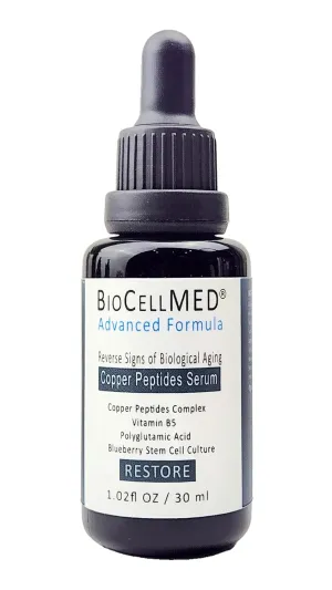 Copper Peptides Serum For Face (Plant Stem Cell Serum for Face) Full Size:1.0oz / 30ml