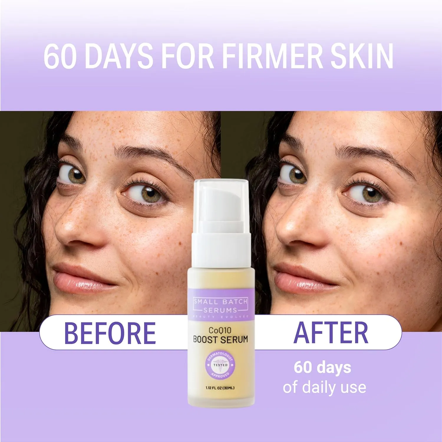 CoQ10 Pure Boost Glowing Face Serum - Coenzyme Q10 Serum with Hyaluronic Acid & Vitamin E for Enhanced Anti Aging Skin Care - Hydrating Hyaluronic Acid Facial Serum - Made in USA