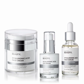 Cortex Beauty Revitalizing Hydration Set – Face Cream, Face Serum, Eye Cream, Hyaluronic Acid, Collagen, Niacinamide