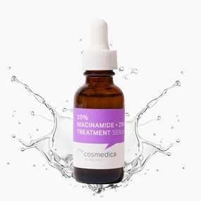 Cosmedica Skincare Niacinamide   Zinc Treatment Serum with Hyaluronic Acid, 1 oz