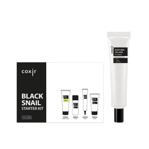 coxir BLACK SNAIL COLLAGEN STARTER KIT   EYE CREAM 1.01 fl.oz l Snail Mucin, Black Rice, Collagen l Firming, Moisturizing, Skin Barrier, Korean Skincare
