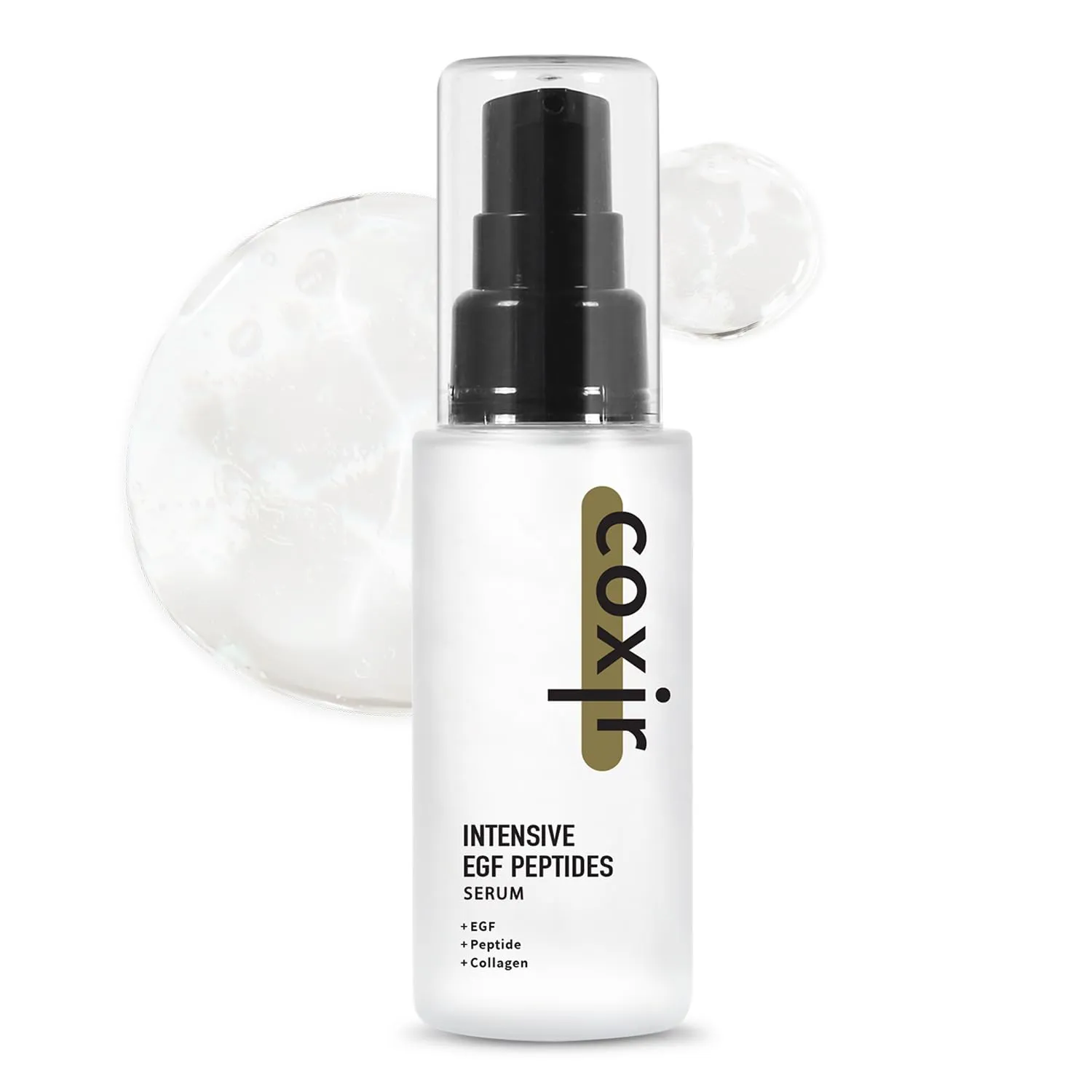 coxir INTENSIVE EGF PEPTIDES SERUM l EGF(Epidermal Growth Factor), Peptide, Niacinamide, Collagen l Firming l Korean Skincare (1.69 Fl Oz (Pack of 1))