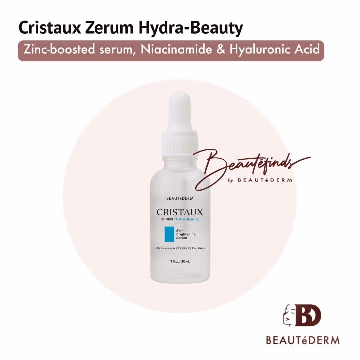 Cristaux Zerum Hydra-Beauty Skin Brightening Serum 30ml Free Night Cream 1 (20g)