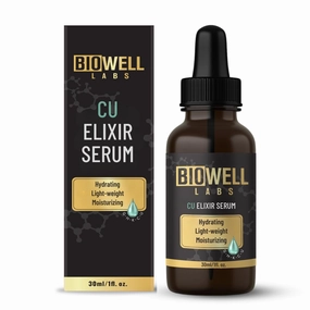 CU Elixir Serum – Moisturizing and Hydrating Neck & Face Elixir | Daily Use Formula for Smooth, Radiant Skin | 1 fl. oz.