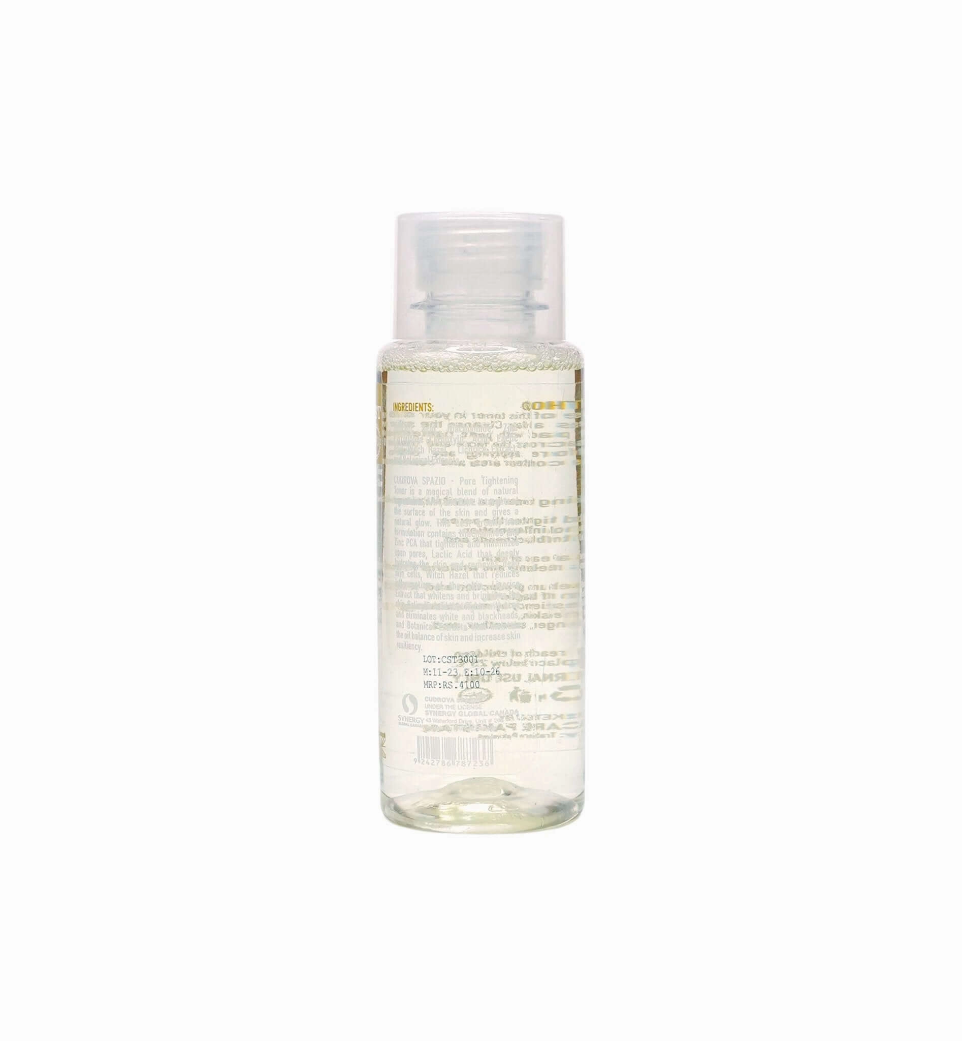 Cudrova Spazio Pore Minimizing Toner for All Skin Types