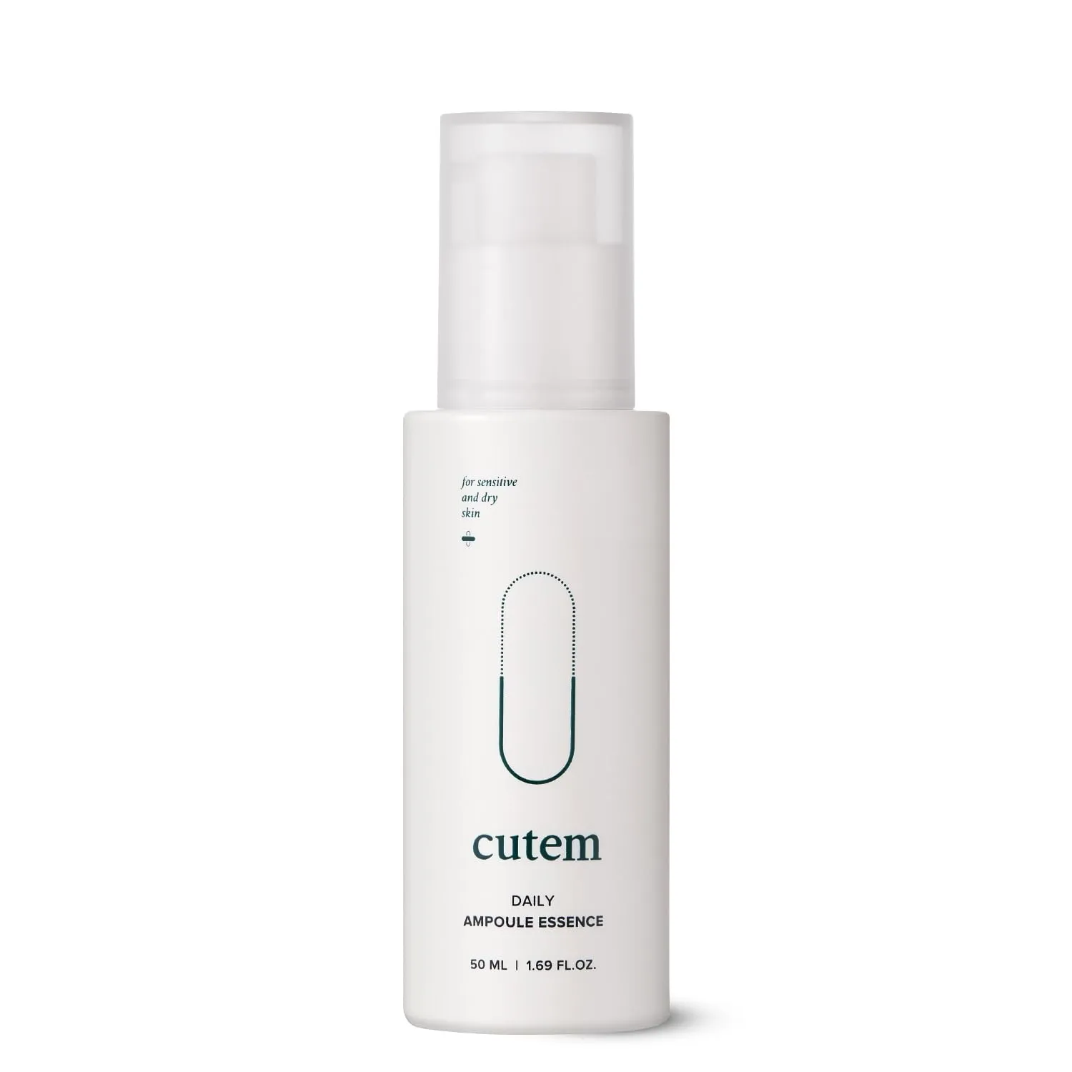 Daily Ampoule Essence (1.69fl oz) - Immediate Calming, Hydrating Serum. Sensitive Korean Skin Care. Peptides, Ceramide, Hyaluronic Acid.