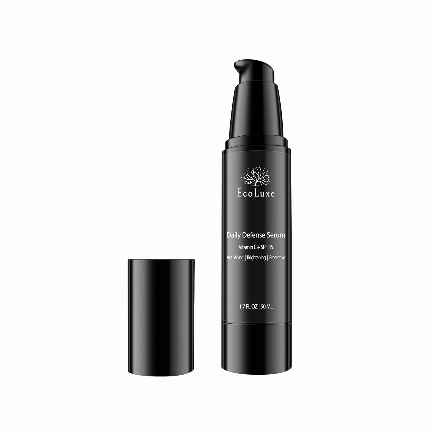 Daily Defense Serum - Vitamin C   SPF 35 - Correcting Complex for Anti Aging, Antioxidant, and Brightening to Evenly Tone and Smooth your face. Protects you from UVA and UVB