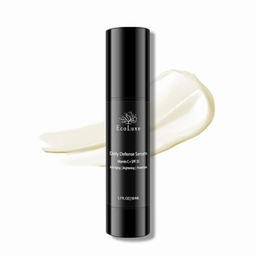 Daily Defense Serum - Vitamin C   SPF 35 - Correcting Complex for Anti Aging, Antioxidant, and Brightening to Evenly Tone and Smooth your face. Protects you from UVA and UVB