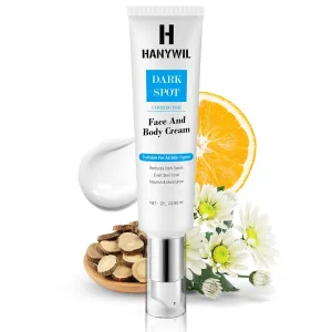 Dark Spot Corrector Cream for Hyperpigmentation,Brightening Serum for Face & Body,Rapid Fade Treatment for Sun Spots, Age Spots & Melasma,Dermatologist-Tested Skin Tone Evenser (2.0 Fl Oz)