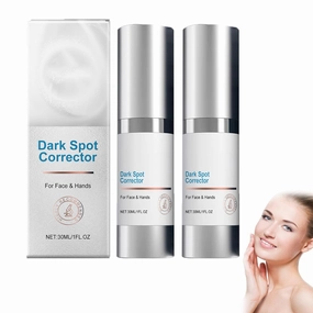 Dark Spot Corrector, Dark Spot Remover for Face and Body, Freckle Removel Cream, Brightens Skin, Reduces Sun Spots, yperpigmentation & Uneven Tone for All Skin Types (30ml, 2Pcs)