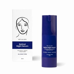 DBE Beginner Friendly Retinol Night Serum for Anti-Aging, Face Lift and Tightening, |Reduces Fine Lines and Wrinkles,No Purging,Micro Encapsulation Technology, All Skin Types,30 ml