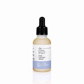 De.cons.tru.ct Pore Control Face Serum |2% Salicylic Acid 3% Niacinamide Serum For Acne, Acne Marks, Open Pores & Blackheads | Controls Oil | Beginner Friendly