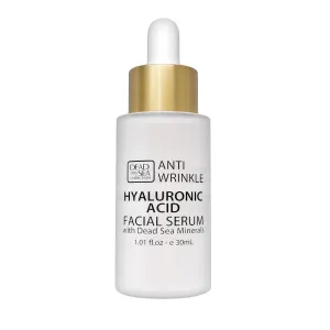 Dead Sea Collection Serum for Face with 5% Hyaluronic Acid, Dead Sea Minerals, and Vitamin E – Anti Aging Nourishing Skin Care Moisturizer to Reduce Wrinkles (1.01 fl. oz)