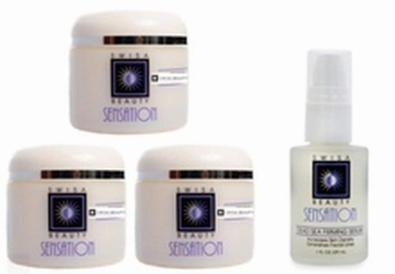 Dead Sea Facial Peel   2 Dead Sea Face Firming Moisturizer   Dead Sea Face Firming Serum - Swisa Beauty 4-Product Set.