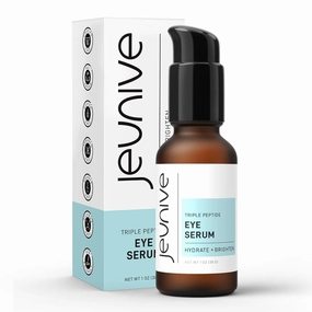 Deep Hydration Refreshing Triple Peptides Daily Eye Correction Serum | 48Hr Hydrating Delicate Eye Skin Area to Reduce Dark Circles, Puffiness, Fine Lines and Wrinkles, 1 oz (28g)