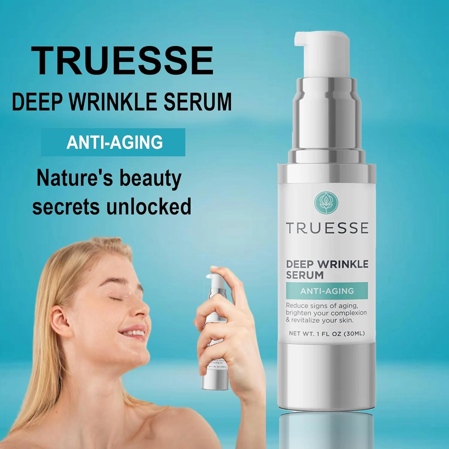 Deep Wrinkle Serum - Wrinkle Cream for Face - Anti Wrinkle Serum - Face Serum for Women - Ayurveda for Wrinkles, 1 fl oz…