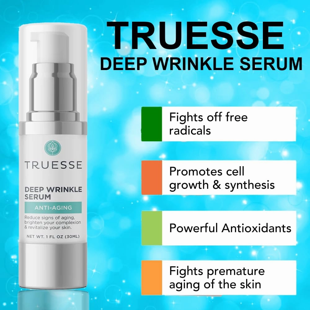 Deep Wrinkle Serum - Wrinkle Cream for Face - Anti Wrinkle Serum - Face Serum for Women - Ayurveda for Wrinkles, 1 fl oz…